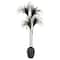 American Art Decor 5ft Artificial Dragon Tree in Cement Pot Faux Plant